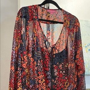 Woman Within Multicolor Maxi Dress